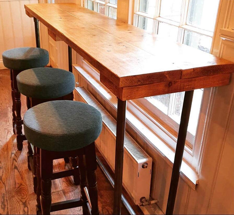 Austen | 6 seater | Tall Bar Dining Table | Reclaimed Timber