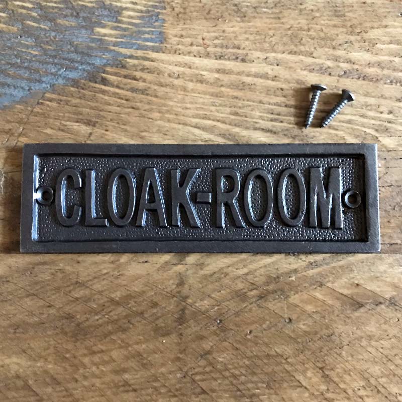 Cloak Room | Door Signs