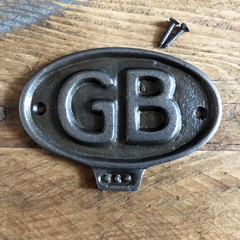 GB wall plaque