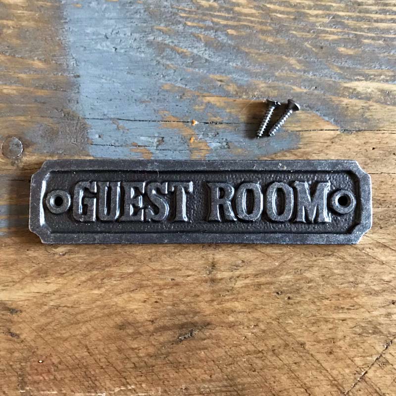 Guest Room door sign