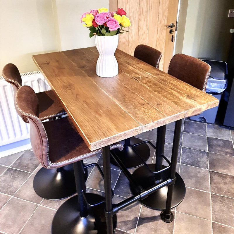 3 Planks | 8 seater | Large High Bar Table | Marsh Mill Interiors
