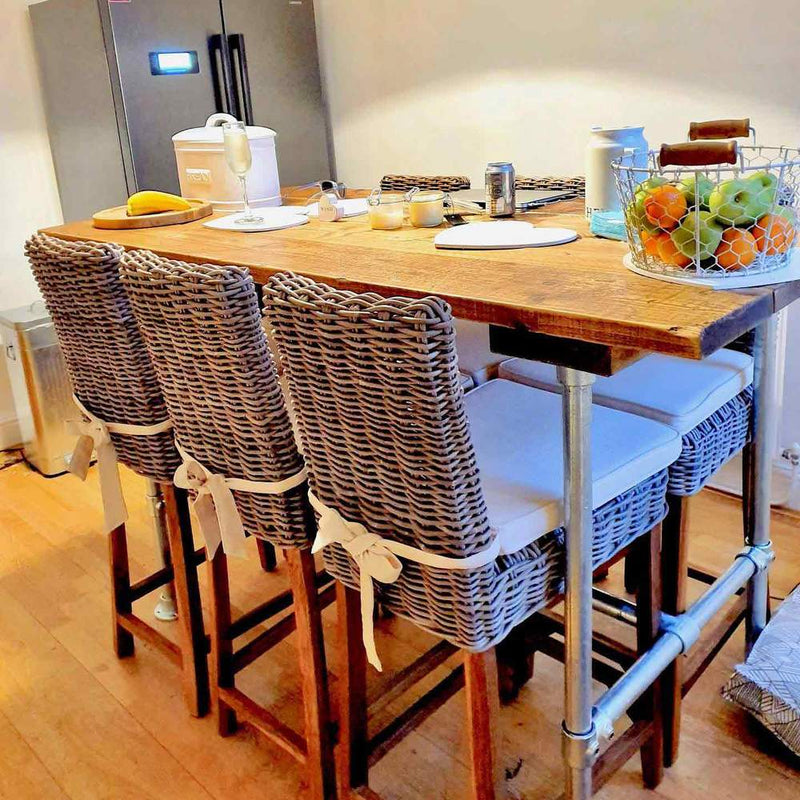 3 Planks | 8 seater | Large High Bar Table | Marsh Mill Interiors