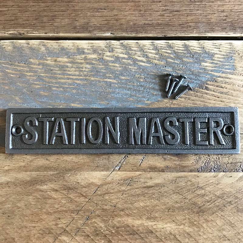 Station Master wall plaques